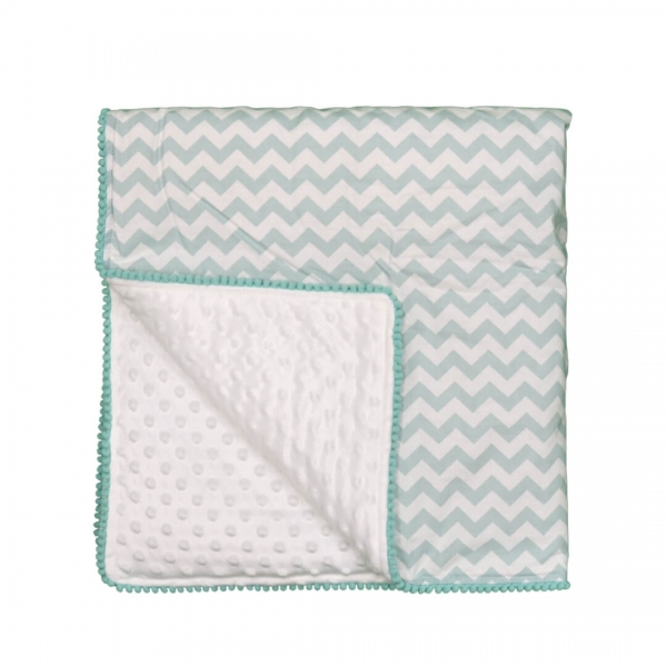 Κουβέρτα fleece με pom-pom Elephant 3053 - image 3053_1-600x600 on https://old.bebestars.gr