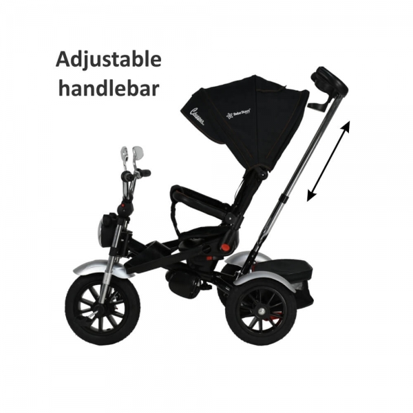 Ποδηλατάκι τρίκυκλο 360° Chopper 6in1 Black 814-188 - image 814-188-1-2-600x600 on https://old.bebestars.gr