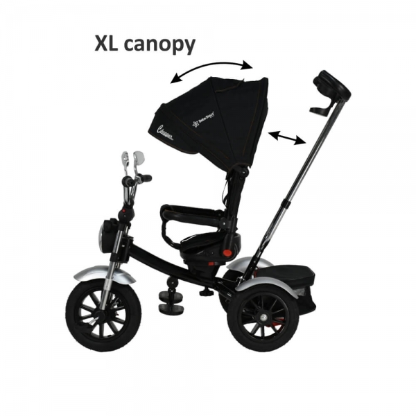 Ποδηλατάκι τρίκυκλο 360° Chopper 6in1 Black 814-188 - image 814-188-4-4-600x600 on https://old.bebestars.gr