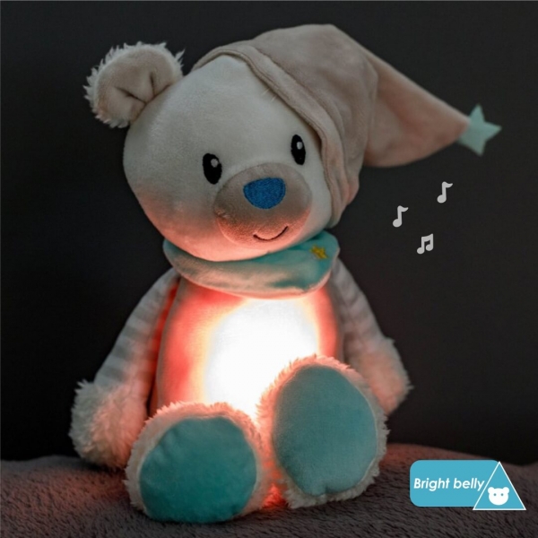 Soothing cuddle & Night light Bear 856-182 - image 856-182_1-600x600 on https://old.bebestars.gr
