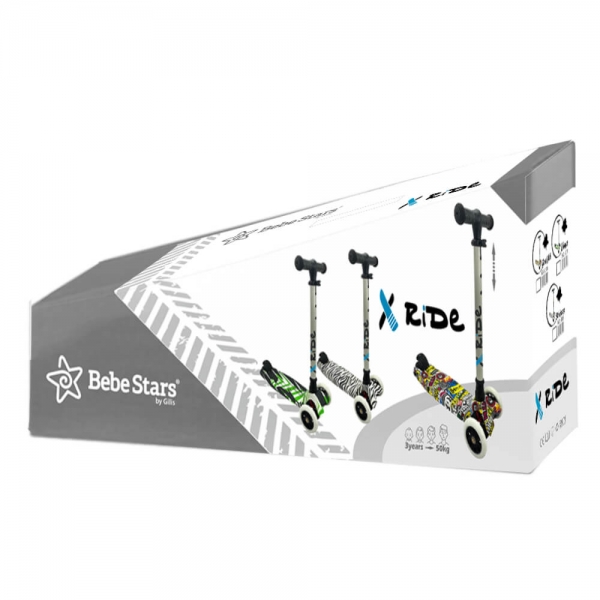 Πατίνι X-Ride Lime 661-174 - image 661-box-600x600 on https://old.bebestars.gr