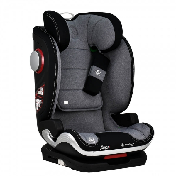 Κάθισμα Αυτοκινήτου Leon Plus i-Size Grey 944-186 - image 944-186-600x600 on https://old.bebestars.gr