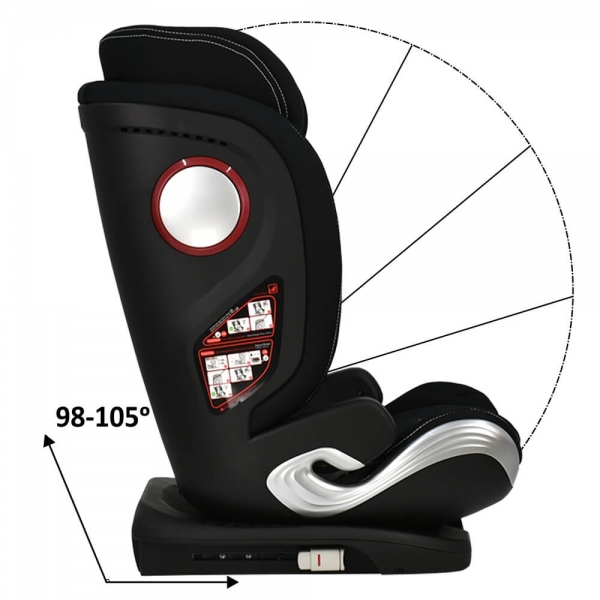 Κάθισμα Αυτοκινήτου Leon Plus i-Size Black 944-188 - image 944-188-5-600x600 on https://old.bebestars.gr