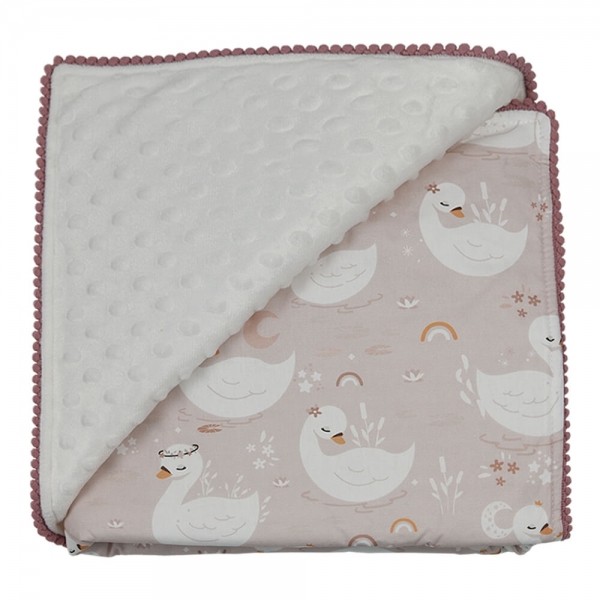 Κουβέρτα minky Swan 3143 - image 3143-600x600 on https://old.bebestars.gr