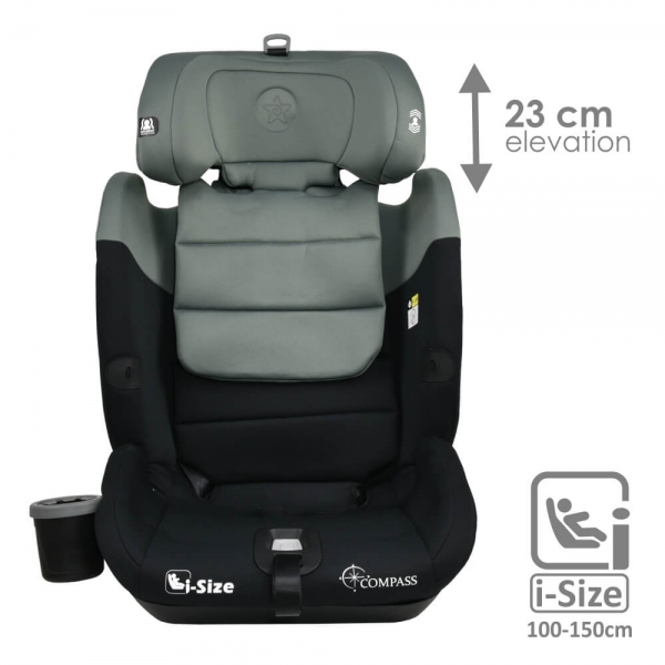Κάθισμα Αυτοκινήτου Compass Isofix i-Size Olive 935-176 - image 935-176-3-1-600x600 on https://old.bebestars.gr