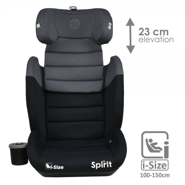 Κάθισμα Αυτοκινήτου Spirit Isofix i-Size Steel Grey 945-186 - image 945-186-3i-600x600 on https://old.bebestars.gr