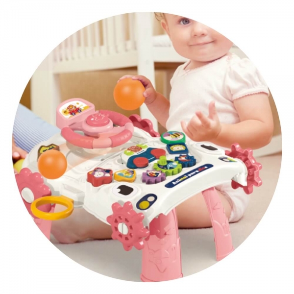 Περπατούρα Δραστηριοτήτων Robbie 3in1 Pink 4243 - image 4243-2-600x600 on https://old.bebestars.gr
