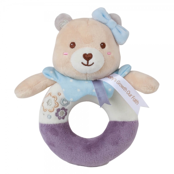 Μαλακή Teddy Flower Rattle Ring 60-105 - image 60-105-600x600 on https://old.bebestars.gr