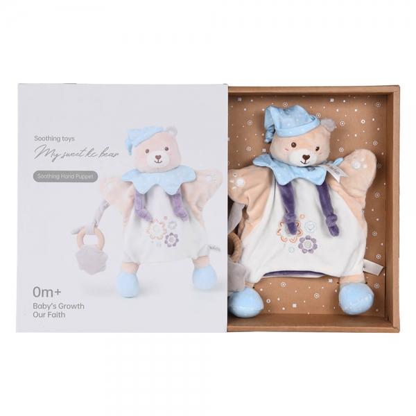 Μαλακό Teddy Flower Nani Cuddle & Puppet 60-109 - image 60-109_box-600x600 on https://old.bebestars.gr