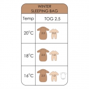 Υπνόσακος με πόδια και αποσπώμενα χέρια Winter Nature 3159 - image Sleeping-bag-TOG-Labels-Winter-180x180 on https://old.bebestars.gr