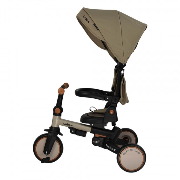 Ποδηλατάκι τρίκυκλο Urban 7in1 Natural Beige 822-182 - image 822-182-4-600x600 on https://old.bebestars.gr