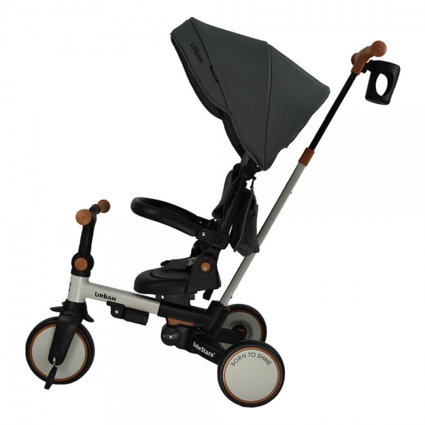 Ποδηλατάκι τρίκυκλο Urban 7in1 Smoked Grey 822-186 - image 822-186-4-600x600 on https://old.bebestars.gr