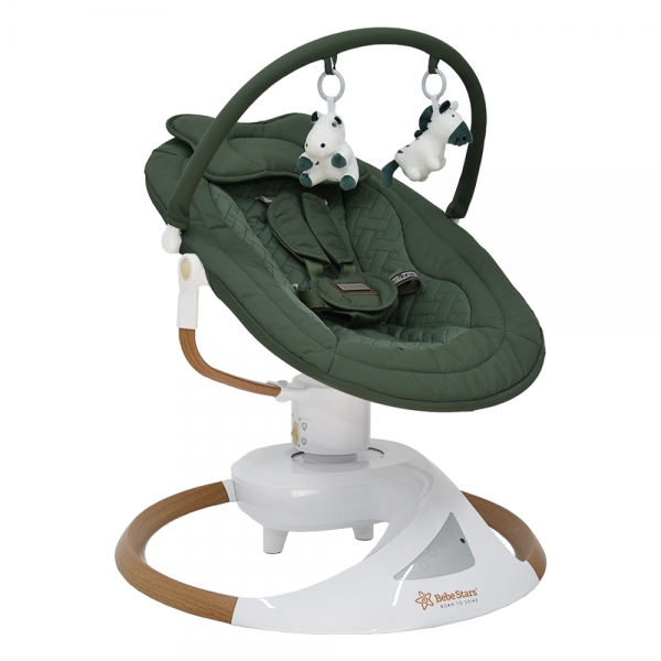 Κούνια Ηλεκτρική Snuggle Forest Green 256-176 - image 256-176-600x600 on https://old.bebestars.gr