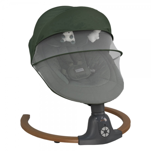 Κούνια Ηλεκτρική Fluffy Forest Green 257-176 - image 257-176-4-1-600x600 on https://old.bebestars.gr