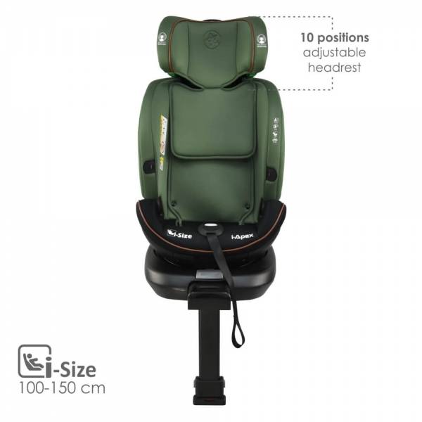 Κάθισμα Αυτοκινήτου i-Apex i-Size 360° Green 916-176 - image 916-176-12-600x600 on https://old.bebestars.gr
