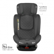 Κάθισμα Αυτοκινήτου Epic Isofix i-Size 360° Smoked Grey 921-186 - image 921-186-10-180x180 on https://old.bebestars.gr