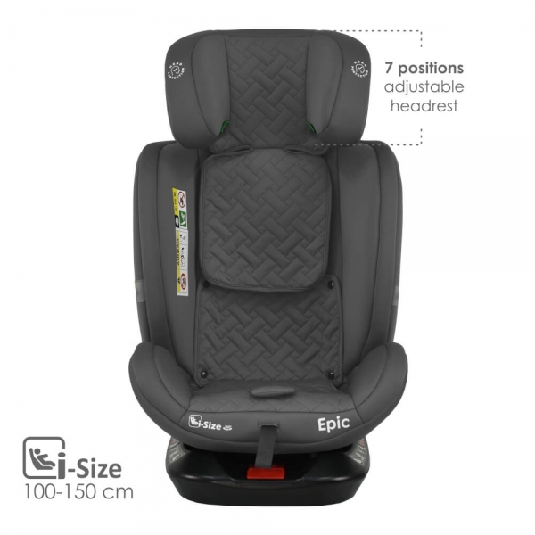 Κάθισμα Αυτοκινήτου Epic Isofix i-Size 360° Smoked Grey 921-186 - image 921-186-10-600x600 on https://old.bebestars.gr
