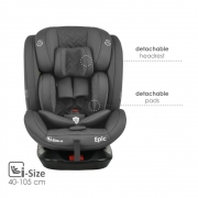 Κάθισμα Αυτοκινήτου Epic Isofix i-Size 360° Smoked Grey 921-186 - image 921-186-2-180x180 on https://old.bebestars.gr