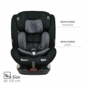 Κάθισμα Αυτοκινήτου Epic Isofix i-Size 360° Black 921-188 - image 921-188-2-180x180 on https://old.bebestars.gr