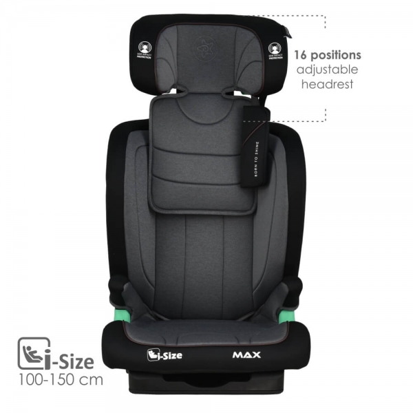 Κάθισμα Αυτοκινήτου Max Isofix i-Size Grey 936-186 - image 936-186-4-600x600 on https://old.bebestars.gr