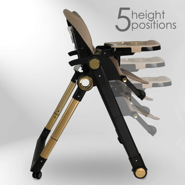 Καρέκλα Φαγητού-Κούνια Yum-Yum 2σε1 Mocha 870-182 - image 870-182-height-600x600 on https://old.bebestars.gr