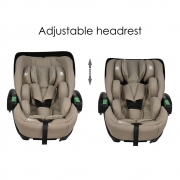 Κάθισμα Αυτοκινήτου Baby i-Size Natural Beige 004-182 - image 004-182-HEADREST-ADJUSTMENT-180x180 on https://old.bebestars.gr