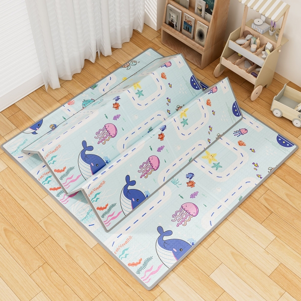 Χαλάκι δραστηριοτήτων διπλής όψης 150x150x1cm 100-503 - image 100-503-3-600x600 on https://old.bebestars.gr