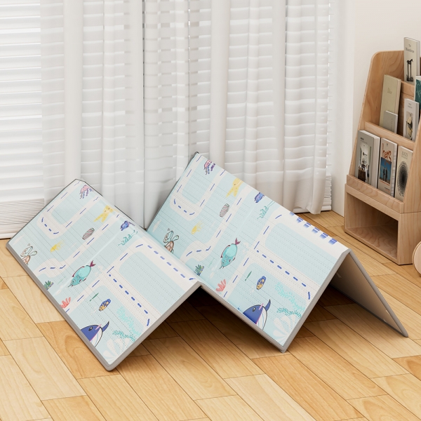 Χαλάκι δραστηριοτήτων διπλής όψης 150x150x1cm 100-503 - image 100-503-4-600x600 on https://old.bebestars.gr
