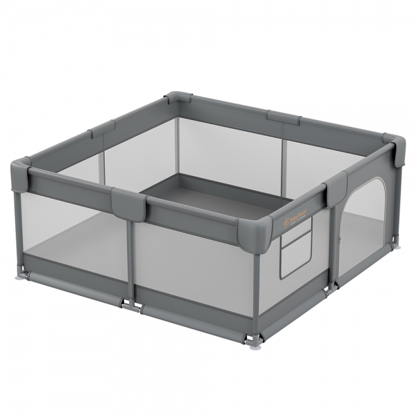 Πάρκο για μωρά τετράγωνο 150x150cm Playzen Grey 880-100 - image 880-100-4-600x600 on https://old.bebestars.gr