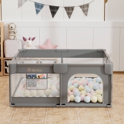 Πάρκο για μωρά τετράγωνο 150x150cm Playzen Grey 880-100 - image 880-100-7-180x180 on https://old.bebestars.gr