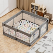 Πάρκο για μωρά τετράγωνο 150x150cm Playzen Grey 880-100 - image 880-100-9-180x180 on https://old.bebestars.gr