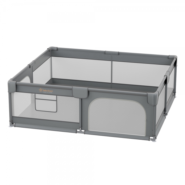 Πάρκο για μωρά ορθογώνιο 180x200cm Playzen Grey 880-200 - image 880-200-1-600x600 on https://old.bebestars.gr