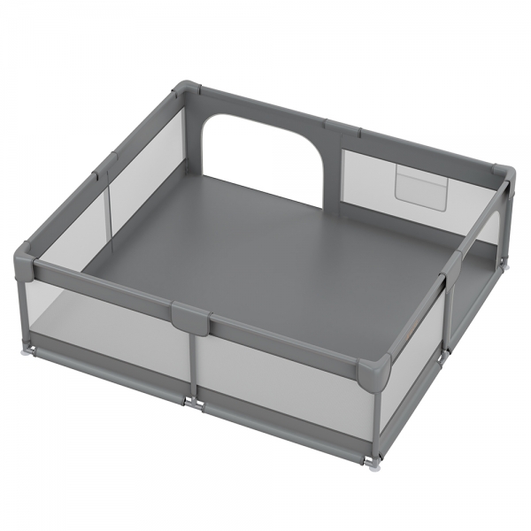 Πάρκο για μωρά ορθογώνιο 180x200cm Playzen Grey 880-200 - image 880-200-4-600x600 on https://old.bebestars.gr