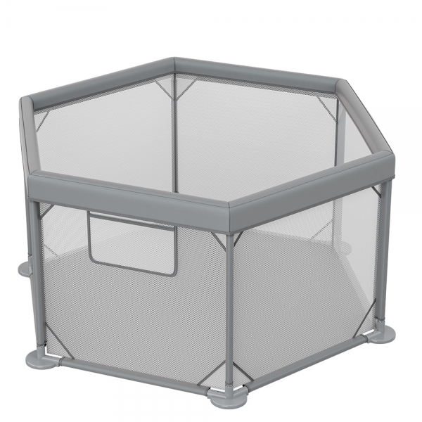 Παρκοκρέβατο Πολύγωνο Nestilo Grey 889-100 - image 889-100-10-600x600 on https://old.bebestars.gr
