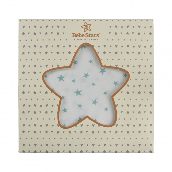 Σετ Σεντόνια 3τμχ Mint Stars 201-174 - image 201-174-600x600 on https://old.bebestars.gr